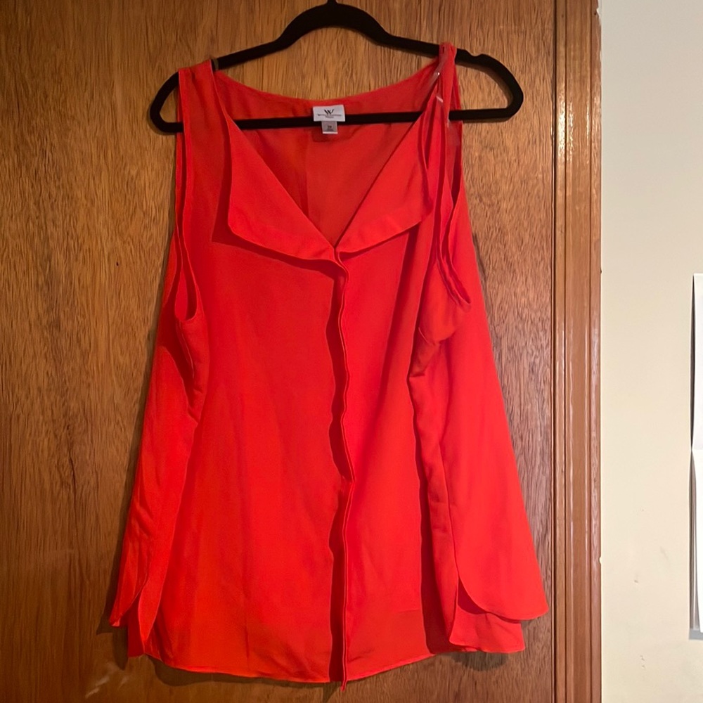 Used Worthington Tank Top Orange Size 3X